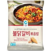 청정원 불닭갈비 볶음밥 400g, 5개, 5개