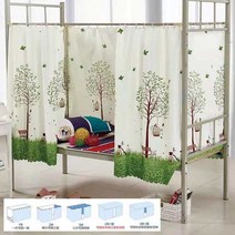 침대캐노피 모기장 침대커튼 가리개 여자아이방꾸미기 공주 침대 커튼 블랙 아웃 모기장 기숙사 텐트 하단, 38 40_01 1.15x2.0 M