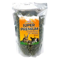 superzoo 슈퍼주 프리미엄 알파파펠렛 900g 토끼사료 친칠라 기니피그 펠렛사료 알파파사료, 1개