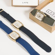 랩스 LAPS 시그니처 시계 18mm 아키미스트 Alchemist (카키 코발트블루 미드나잇블루 밴드)