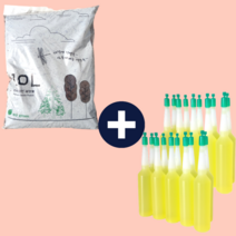 허브 페퍼민트 애플민트 로즈마리 바질 분갈이 흙, 01.마이그린 배양토 10L+그린캐치 식물영양제20개