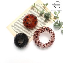 코욜하우키 [당일무배] 호피 똥머리 당고머리 집게핀 포니테일 만두핀 헤어 머리핀 올림머리 집게핀