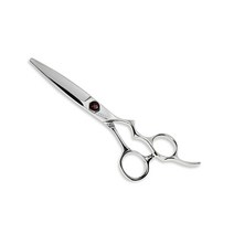 ABOVE Shears ErgoD 14.6cm(5.75인치) 프리미엄 코발트 스틸 듀얼 블레이드 드라이 및 슬라이드 헤어 커팅 가위 인체 공학적 손잡이 및 편안한 손가락 받침대, 5.75 Inch
