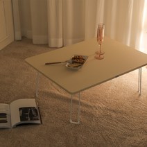 데코럽 인스타 감성 국산 접이식 액자형 밥상 교자상 집들이상 테이블, 접이형, 블랙