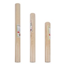나무 밀대 밀가루 반죽 밀대 295mm 395mm 495mm 칼국수 만두피 면 반죽 롤러, 소