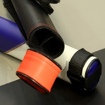 당구큐백 가방 당구 큐 배럴 4 홀 9 백 2 스타일 느낌 블랙 8 큰 머리 막대 상자 스누커 작은, [03] 2홀 구멍 배럴 블루