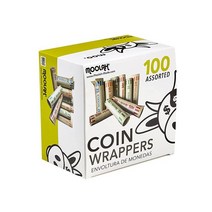 Moolah 다양한 동전 포장지 4팩 100개 729100C, 400
