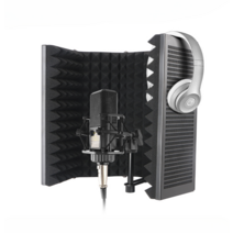 보컬 방음벽 휴대용 방음 부스 흡음재 차음재 조립식, 3도어 방음커버 무게0.6kg 180도 폴딩