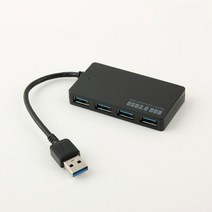 BiLe LG 울트라기어 USB 3.0 4P 무전원 허브, BiLeSP969 허브 검정