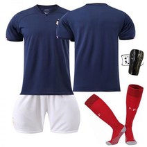 프랑스국대유니폼 음바페 상하의세트 축구 단체복 양말 포그마 앙투안, 번호없음, L