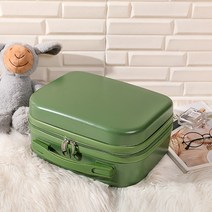 에나수 컬러 라운드 사각 출장 여행 메이크업 케이스 캐리어