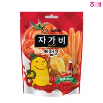해태 calbee 자가비 케첩맛 45g 감자칩 가루비 포테이토칩, 단품