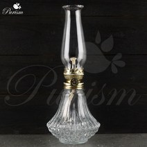 파라핀오일램프 유리 공예 장식 등유 램프, 투명한, 1개
