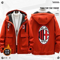 AC밀란 축구바람막이 자켓 프리매치 22-23 바람막이 트레이닝복 우븐 축구 윈드브레이커