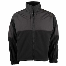 LA Police Gear 남성용 듀티 플리스 재킷 남성용 경찰 재킷 블랙 유니폼 플리스 재킷 블랙. XX-Large