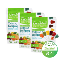 닥터존스사탕 돌아기 자일리톨 사탕 캔디 무설탕 아기 돌사탕 치아모양 454g 3봉, 3개