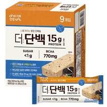 빙그레 tft 더단백 마일드바 아몬드쿠키 9p, 450g, 3개