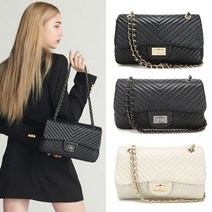 스튜디오 세라 스튜디오세라 소가죽 V 퀼팅 플랩백 3종 택1