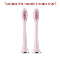 SUBORT 소닉 전동 칫솔 성인 스마트 타이머 브러시 5 모드 충전식 화이트닝 IPX7 방수 6 헤드, [12] 2pcs pink head, 2pcs pink head