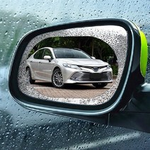 사이드미러 방수필름 자동차 차량용 친수필름 포굿드라이브, 원형 1SET(2매)