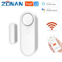 도어센서 무인점포 문열림센서 출입문센서 태양 광 창 열림 닫힘 감지기 WiFi Tuya 스마트 라이프 홈 보안 보호 알람 앱 Alexa Goo le 스마트라이프 시큐리티 어플, 02 B