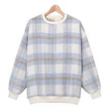 [스콰즈] 니트 SLS004 2COLOR 남여공용 오버핏 따뜻한 긴팔티셔츠 시밀러룩