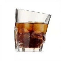 사케 화요 고량주 창조적 인 불규칙한 유리 내열 커피 컵 가정용 우유 컵 재미있는 야외, 작은 불규칙, 301-400ml