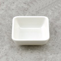 사각종지 멜라민 소금장 쌈장 소스볼 간장 초장기, KJ멜라민 사각종지(1구)