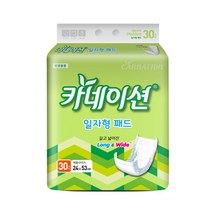 카네이션 일자형패드(2회)30개입 성인기저귀, 3팩, 30개입