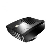 차량용히터 12/24V 자동차 히터 냉각 난방 팬 윈드 스크린 Defogging Snow Warmer Demister Defroster, 04 Black-12V