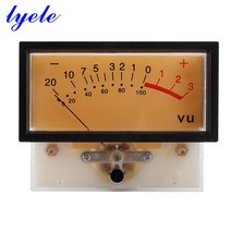 앰프 음악 장비 튜닝 부품 Lyele 오디오 TN-73 Vu 미터 튜브 앰프 DB 믹서 파워 백라이트 VU 레벨 AC/DC 12-16V 사운드 용, [03] 1 pcs, 03 1 pcs