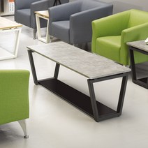 티에스퍼니처 TP 멜론 1800 쇼파탁자, 화이트프레임:콘크리트