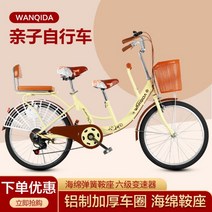 성인 2인용 3인용 자전거 2인승 커플 가족 유원지 관광 이색 자전거, 24인치, 12, 12