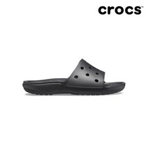 [크록스(CROCS)] [크록스] 클래식 클로그 슬라이드 블랙 206121-001