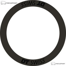 자전거 스티커DT 스위스 2 바퀴 8 개의 작은 데칼 림 자전거 데칼 맞춤형 장식 700C 레이싱 자전거, 02 40C  black