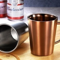 손이 안뜨거운 304스텐레스 이중 진공컵, 골드