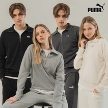 푸마 [PUMA] 22FW 푸마스포츠 유니 반집업맨투맨 4컬러 택1