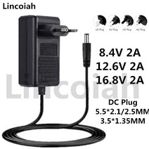 건전지 충전기 aaa aa aaaa 18650 a 어댑터 전원 공급 장치 배터리 리튬 이온 리튬 배터리, 16.8V 2A DC 5.5-2.5, 영국