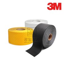 3M 차선테이프 논슬립 도로용 계단 아파트 주차장 미끄럼방지 테이프 50mm 75mm 100mm 152mm, 검정, 100mm x 22M