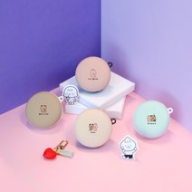주문제작 내꼬야 엘지 톤플러스 프리 케이스 키링증정 HBS-PFL7, 톤_플러스_프리_케이스_내꼬야_커플, 하단케이스_화이트