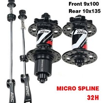 ARC MTB 허브 28H 32H 36H 마이크로 스플라인 12 속도 디스크 브레이크 베어링 6 Pawls 114 클릭 HG 8 9 10 11 MS Sram XDR, MS 12S 32H QR