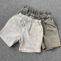 남자 피그먼트 워싱 반바지 밴딩 팬츠 3컬러