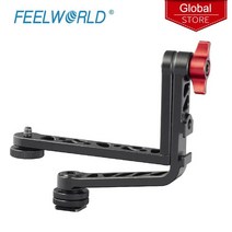 브이로그 카메라FEELWORLD-범용 미러리스 카메라 L 브래킷 케이지 마운트 DSLR 블로거 비디오 촬영용 7 인, 한개옵션1