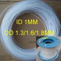 ID_1mm PTFE 튜브 OD_1.3mm/1.6mm/1.8mm F4 경질 파이프 260 ℃ 고온, 02 OD 1.6mm (300V)