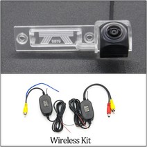 어라운드뷰 후방 사이드 카메라 -HD 1280x720 어안 카메라 폭스바겐 골프 MK4 1997-2005 자동차 차량 주차, 03 Camera With Wireless