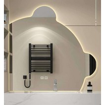 화장실 스마트 거울장 벽걸이 상부장 선반 조명 일체, 백색광+더블터치+무단디밍전자디포깅90cm