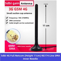 소형 위치추적기 차량용 GPS사물의 5G 인터넷 3G4G 빨판 안테나 GPRS/GSM/DTU 모듈 스캔 코드 자동 판매기, 13 4G 5dbi 11cm_01 1M