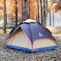 [CAMP TIME] 캠프타임 2in1 원터치자동텐트 (4~5인용), 4~5인용, 브라운(HT-D5B)