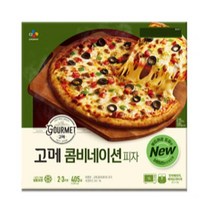 CJ더마켓 냉동 식품 아침 간식 저녁 메뉴 홈파티 집들이 음식 밀키트 고메 클래식 콤비네이션 피자 고르곤졸라 치킨 치즈 스파게티 화덕 콤비네이션 405G, 18개