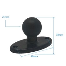 액션캠대여 초미니무선카메라 바디캠 고무 볼 헤드 마운트 어댑터 브래킷 플레이트 Gopro 카메라용 Ram 마운트용 스마트 폰 확장 암 Garmin ZUMO Plate acc용
